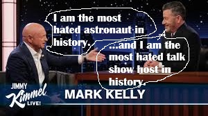 Temu-Traitor Mark Kelly Whines on Kimmel’s Lap While Begging Troops to Mutiny – Cry Harder, Saboteur