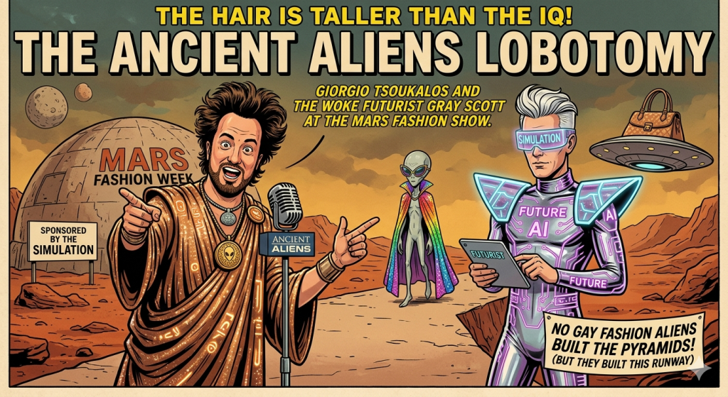 The Dumb Reinvention of Ancient Aliens: When The Hair is Taller than the IQ