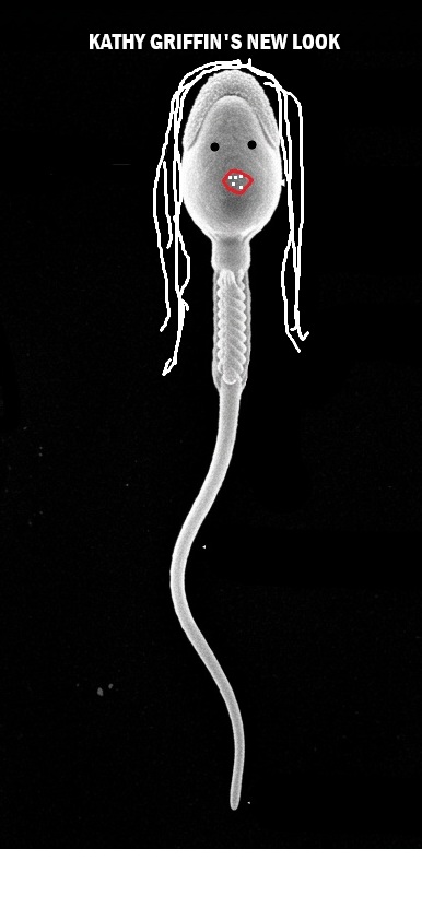 Life Begins at 65: Kathy Griffin Ditches the Red Hair to Become a Human Sperm