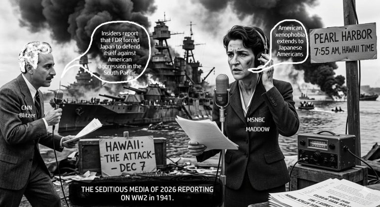 If Today’s Media Ran 1941 and FDR was a Republican: How “The GOP Warmonger” Would Have Lost World War II