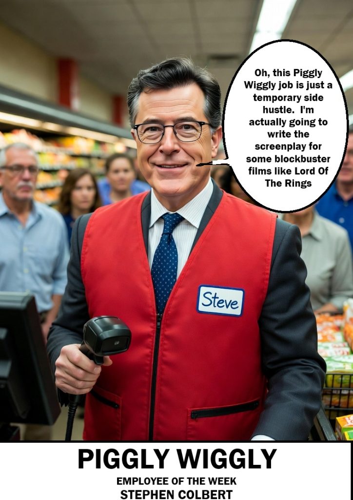 Stephen Colbert’s Middle-Earth Mirage: A Late-Night Exit Strategy.