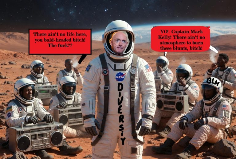 Zero Gravity Integrity: The Incredible Shrinking Legacy of Senator Mark Kelly — He Self-Hates to Al Sharpton – Really?