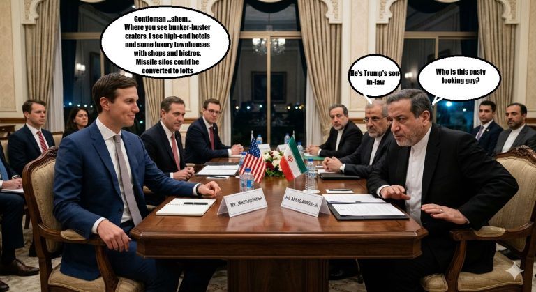 THE KUSHNER DELUSION: NEPOTISM AT THE PRECIPICE OF WAR IS A BAD IDEA